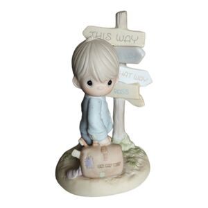 Vintage Precious Moments 1988 “Jesus Is The Only Way” Figurine 520756